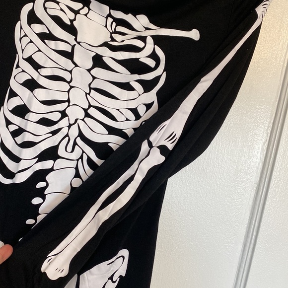 Halloween Costume Skeleton Black Dress - Picture 5 of 6